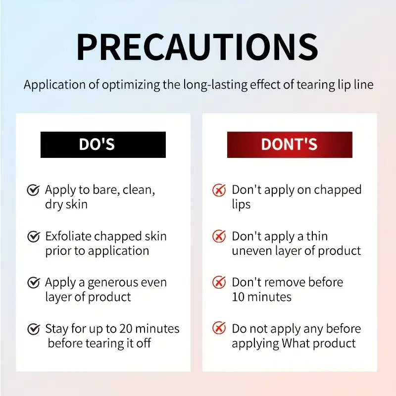 Peel Off Lip Liner & Gloss Lip - Water Proof - Arabian Lamsa