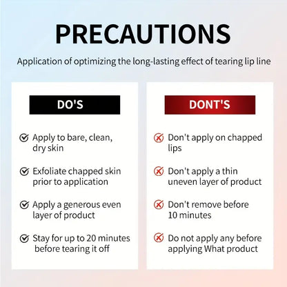 Peel Off Lip Liner & Gloss Lip - Water Proof - Arabian Lamsa